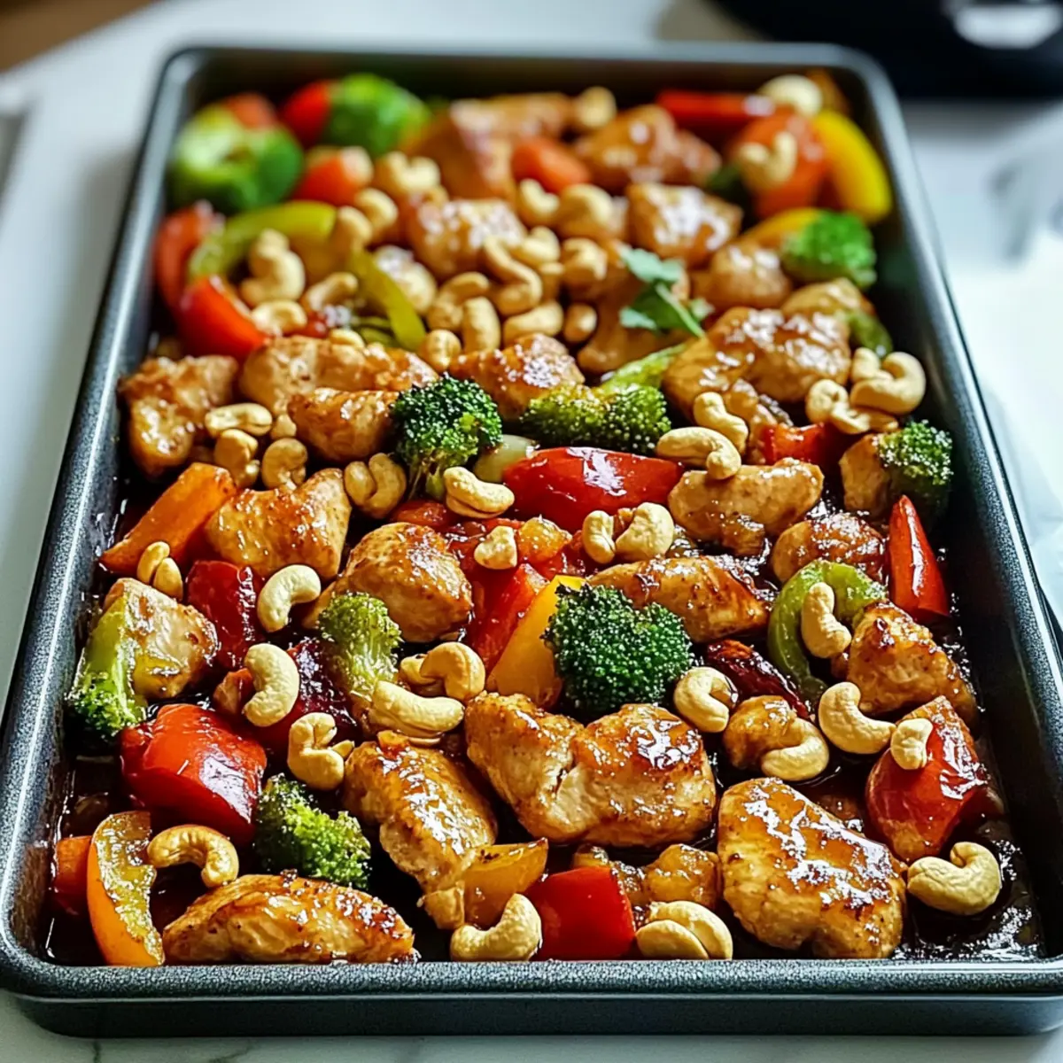 Sheet Pan Cashew Chicken: Quick, Flavorful Dinner Bliss