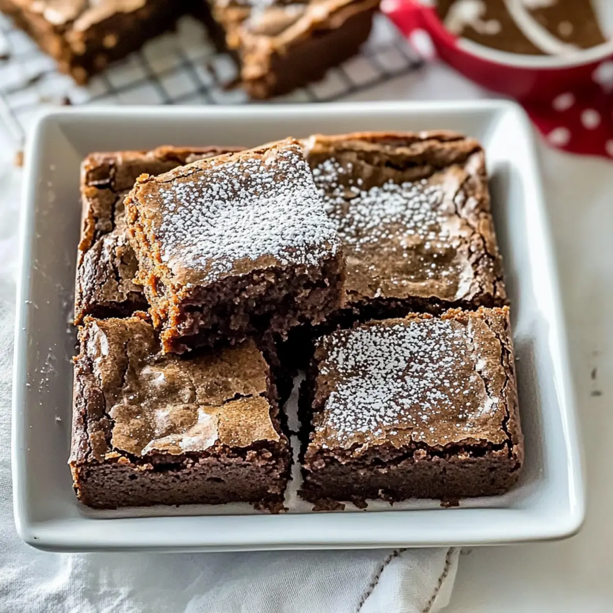 Gingerbread Brownies That Will Warm Your Holiday Spirit