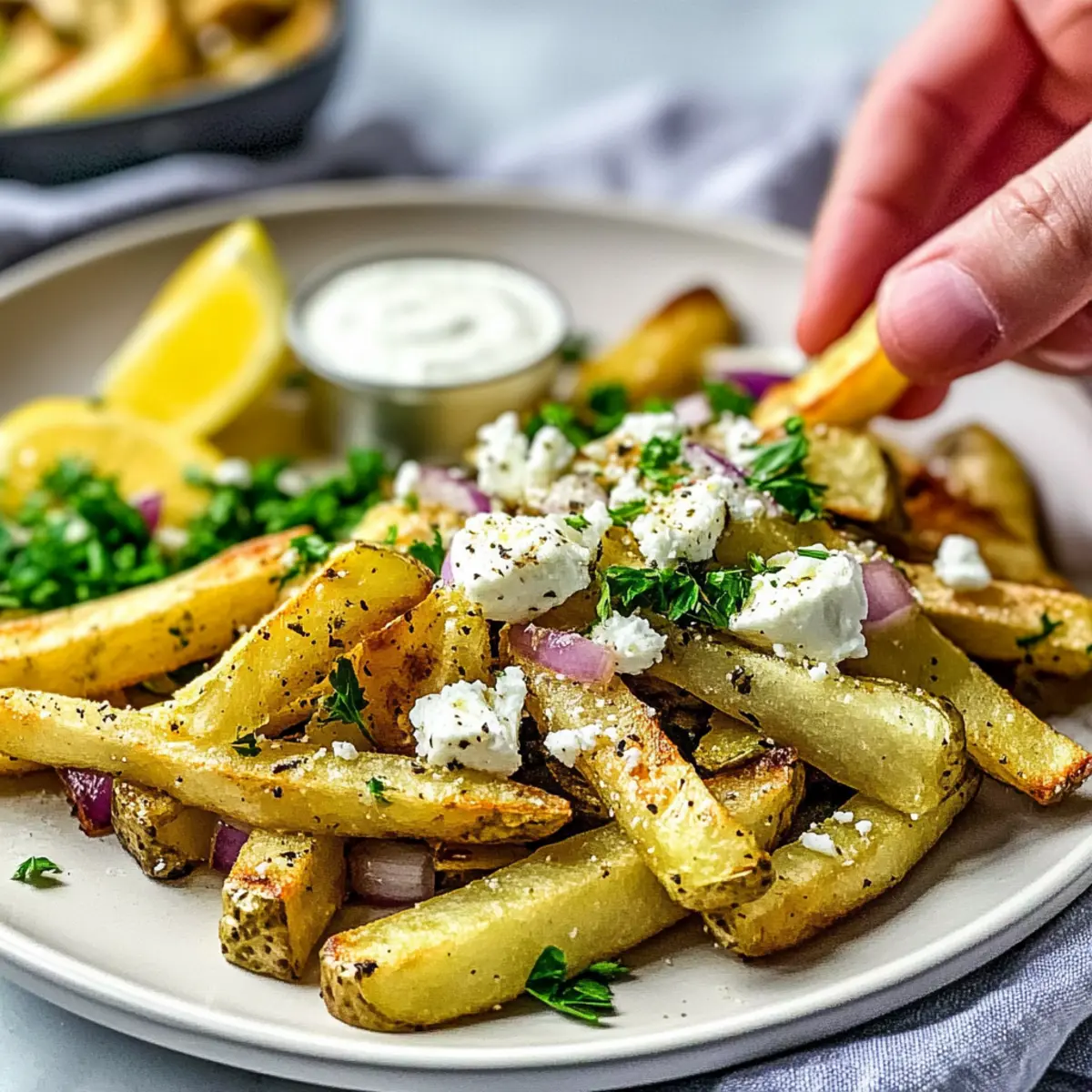 Crispy Greek Fries with Feta Bliss You’ll Crave!