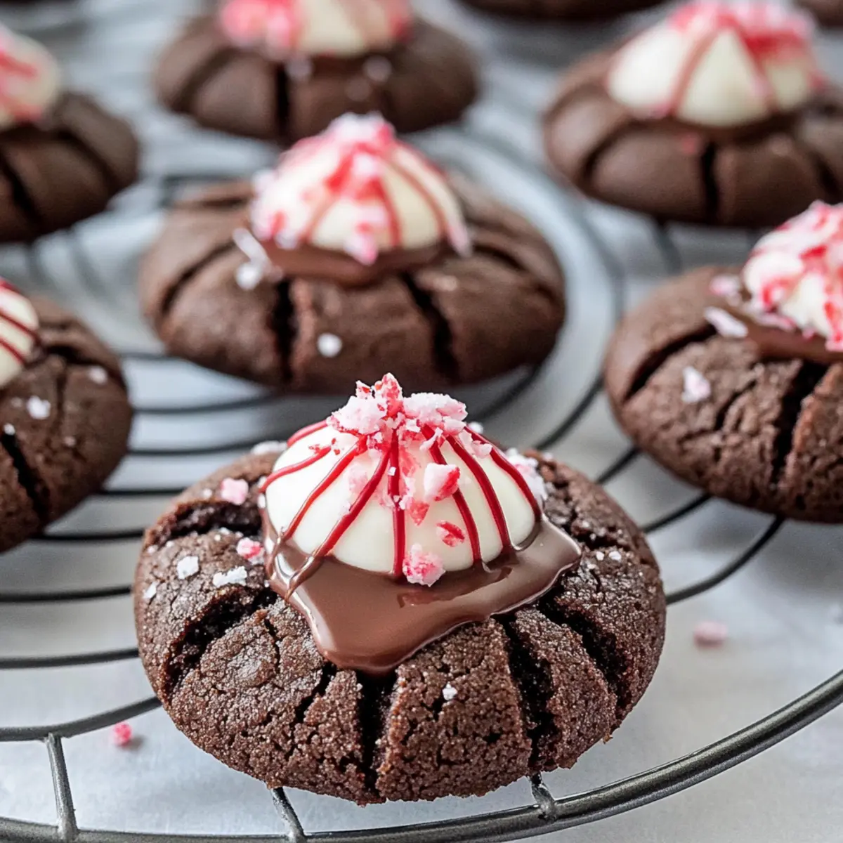 Peppermint Chocolate Blossom Cookies to Brighten Your Holidays
