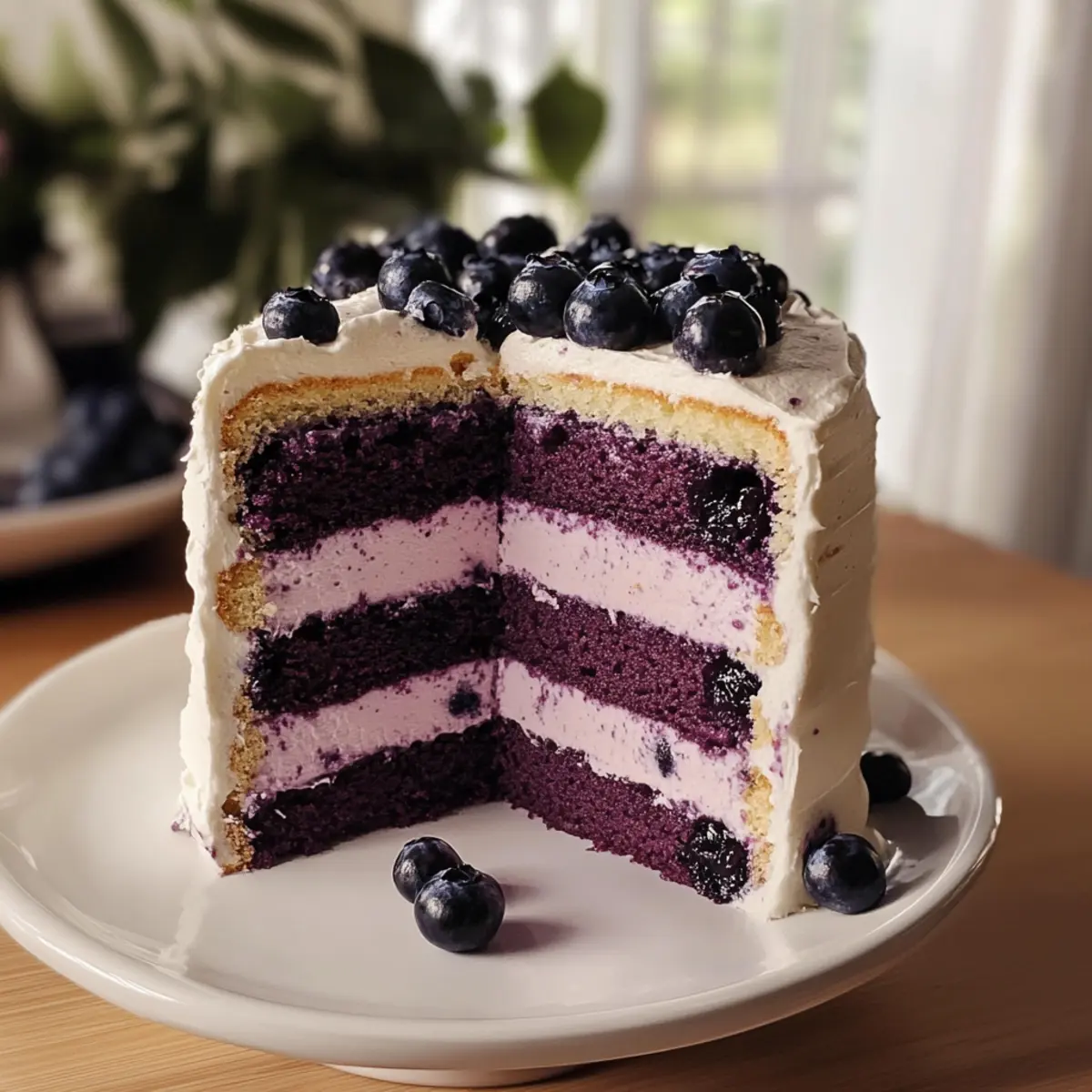 Dreamy Blueberry Chiffon Cake: Light, Fluffy Delight!