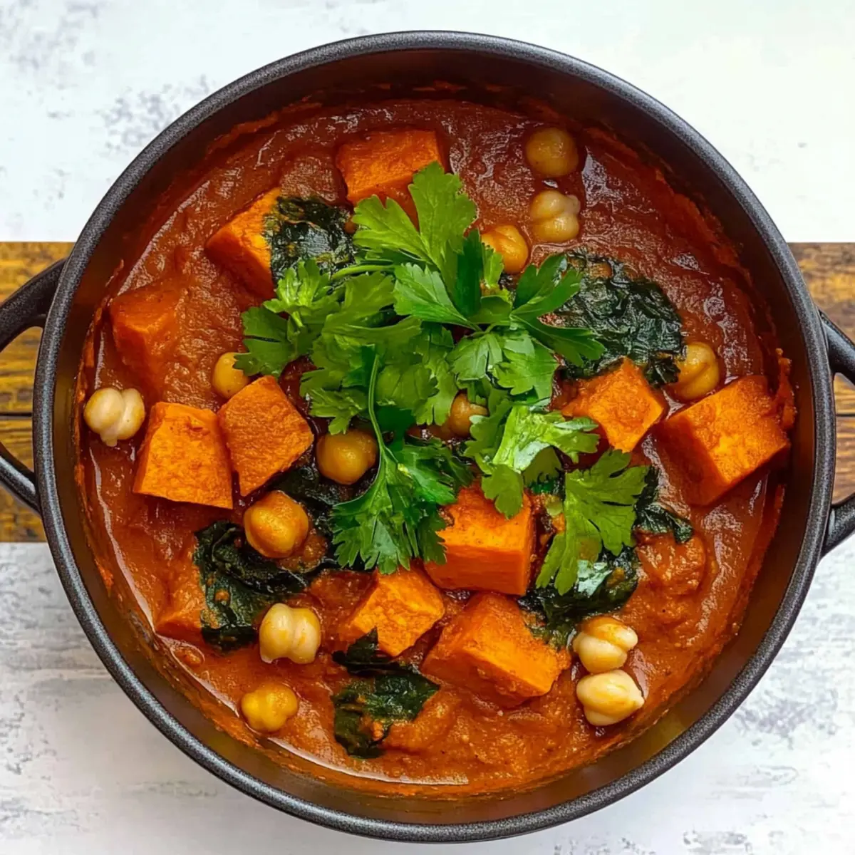 Hearty Sweet Potato and Chickpea Curry Made Easy