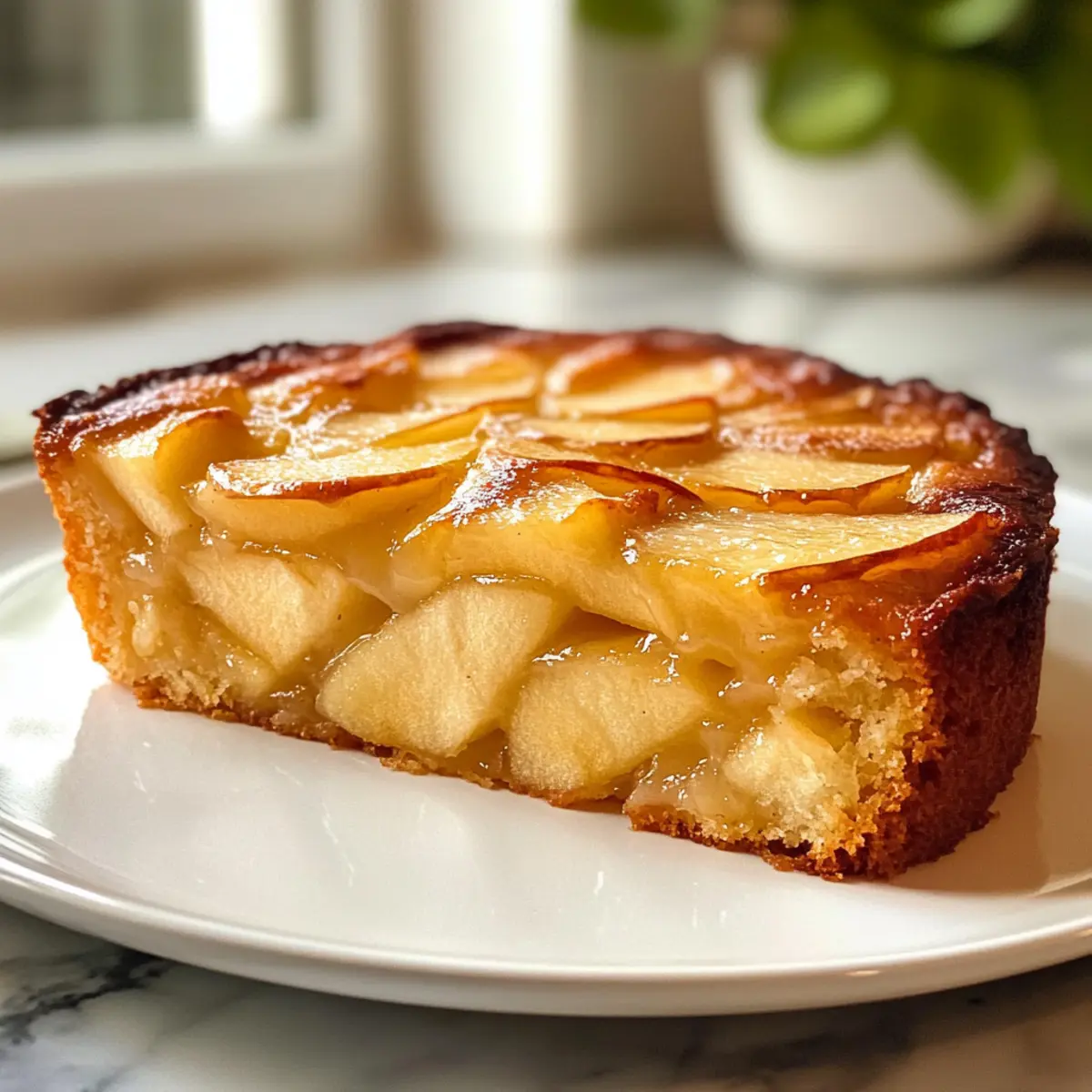 French Apple Invisible Cake: Light, Delicious, and Easy to Make