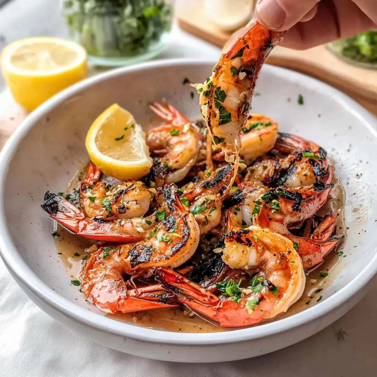 BBQ Prawns with Garlic & Lemon: A Simple Summer Delight