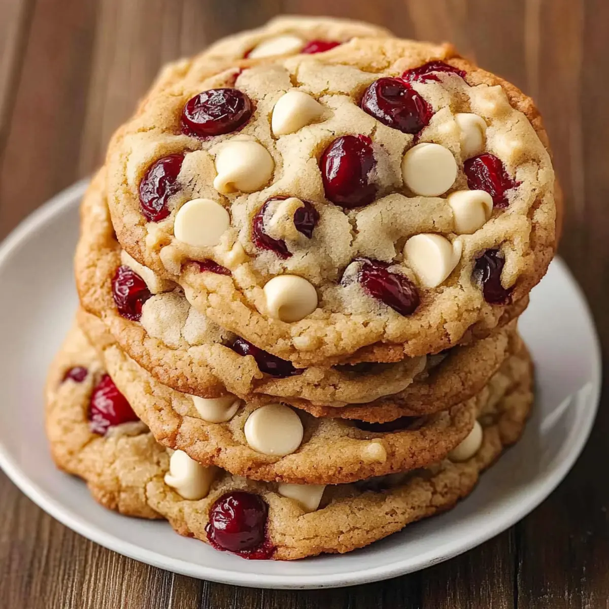 Irresistible White Chocolate Cranberry Cookies for the Holidays