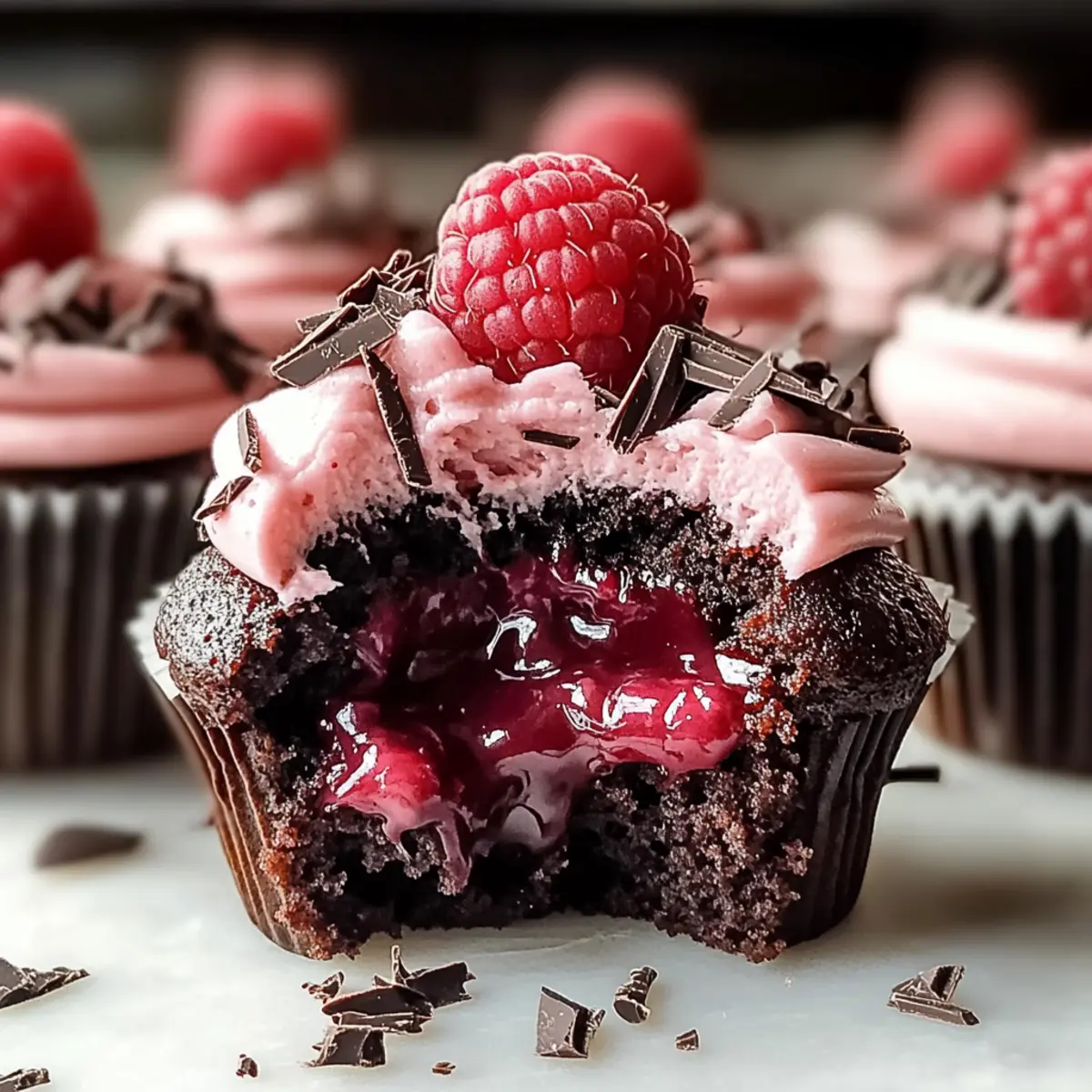 Raspberry Chocolate Lava Cupcakes That Melt in Your Mouth