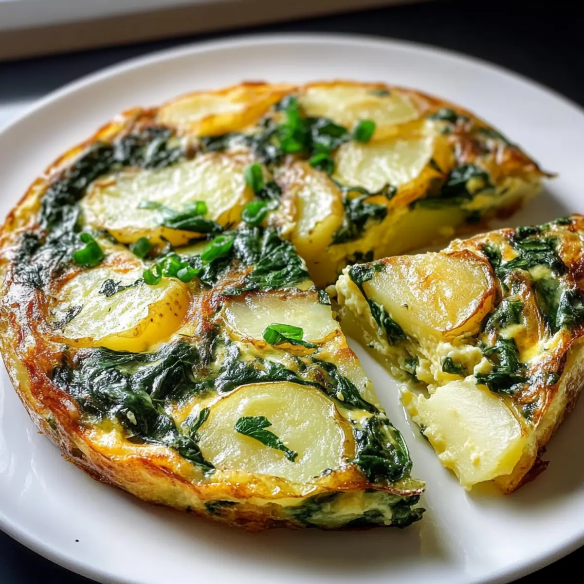 Potato & Spinach Frittata: A Wholesome Breakfast Delight