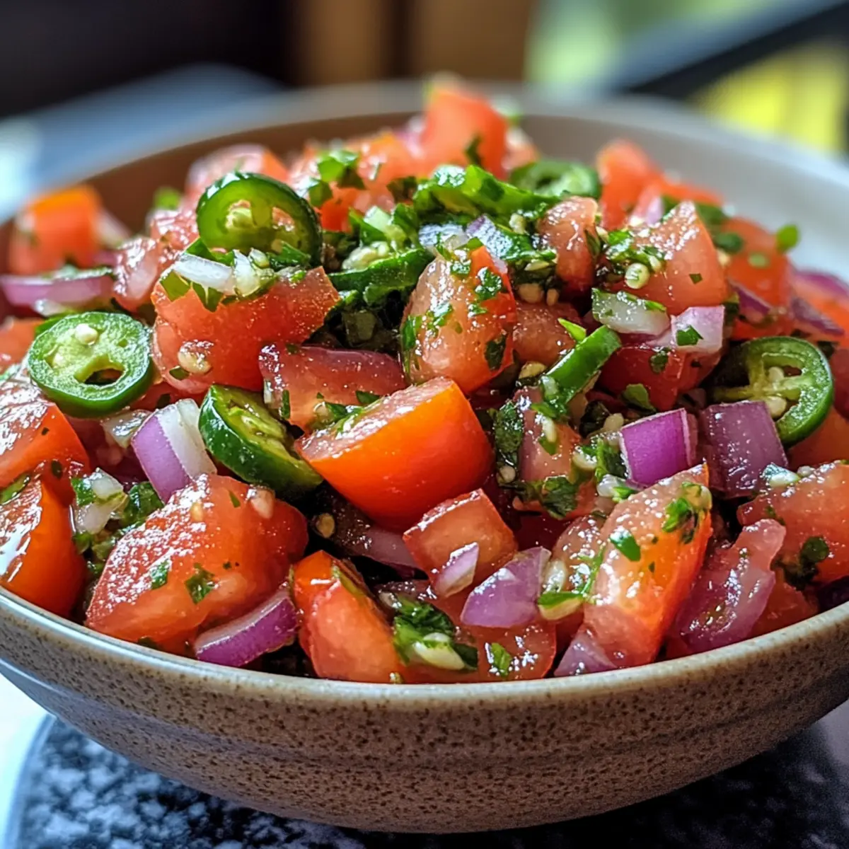 Zesty Jalapeño Tomato Salad for a Fresh Summer Bite