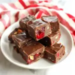 Chocolate Cherry Nut Fudge