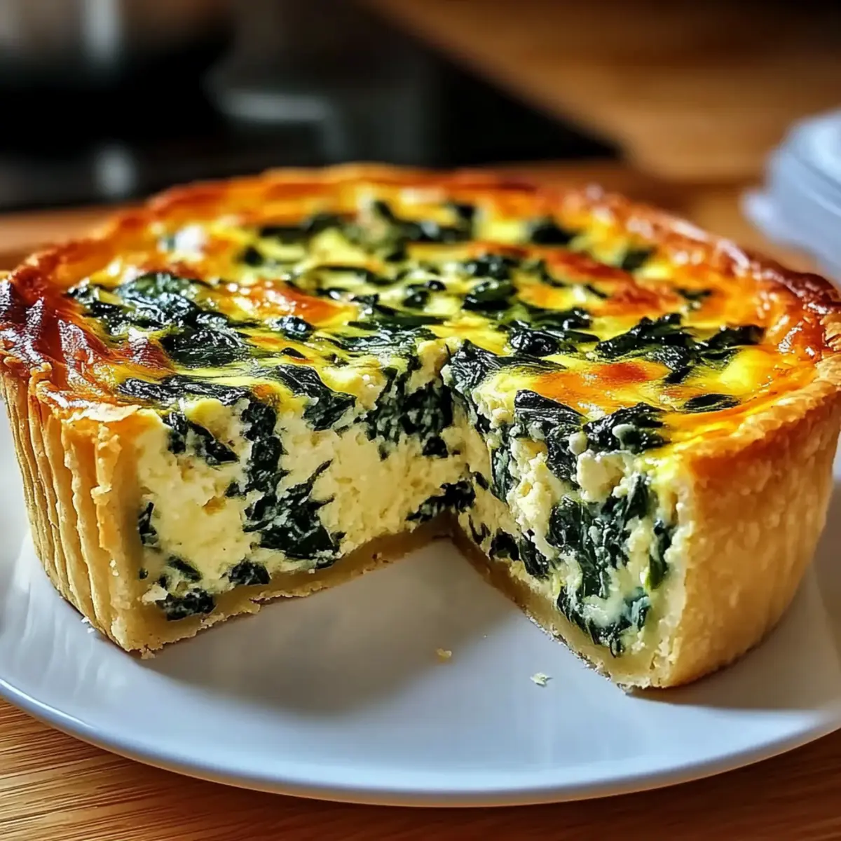 Cottage Cheese and Spinach Crustless Quiche for Easy Meal Prep