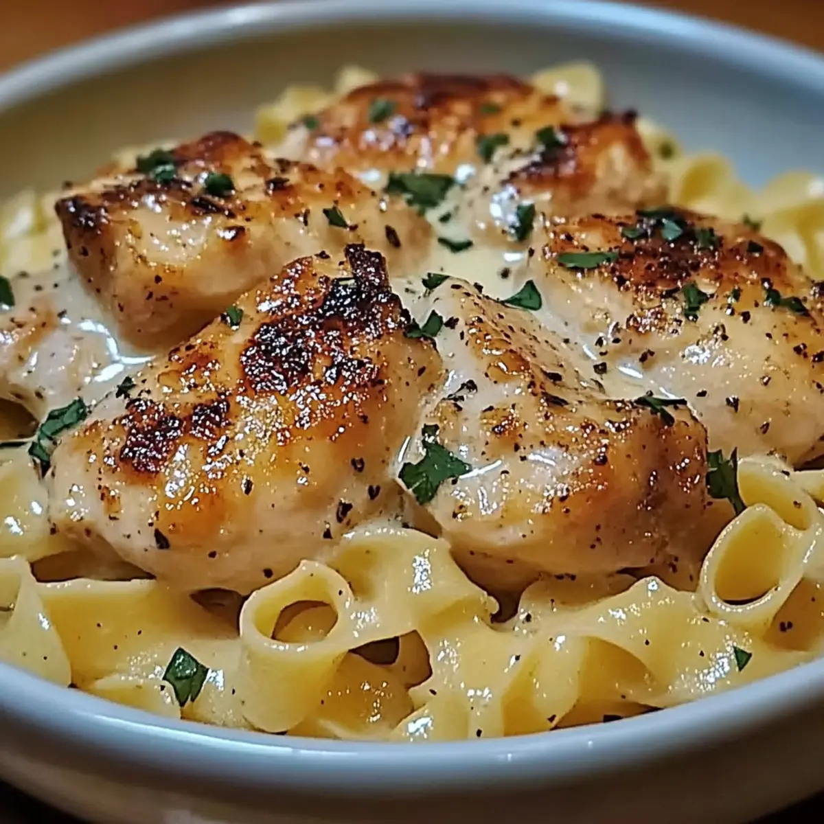 Savory Chicken with Buttered Noodles for Cozy Comfort Nights