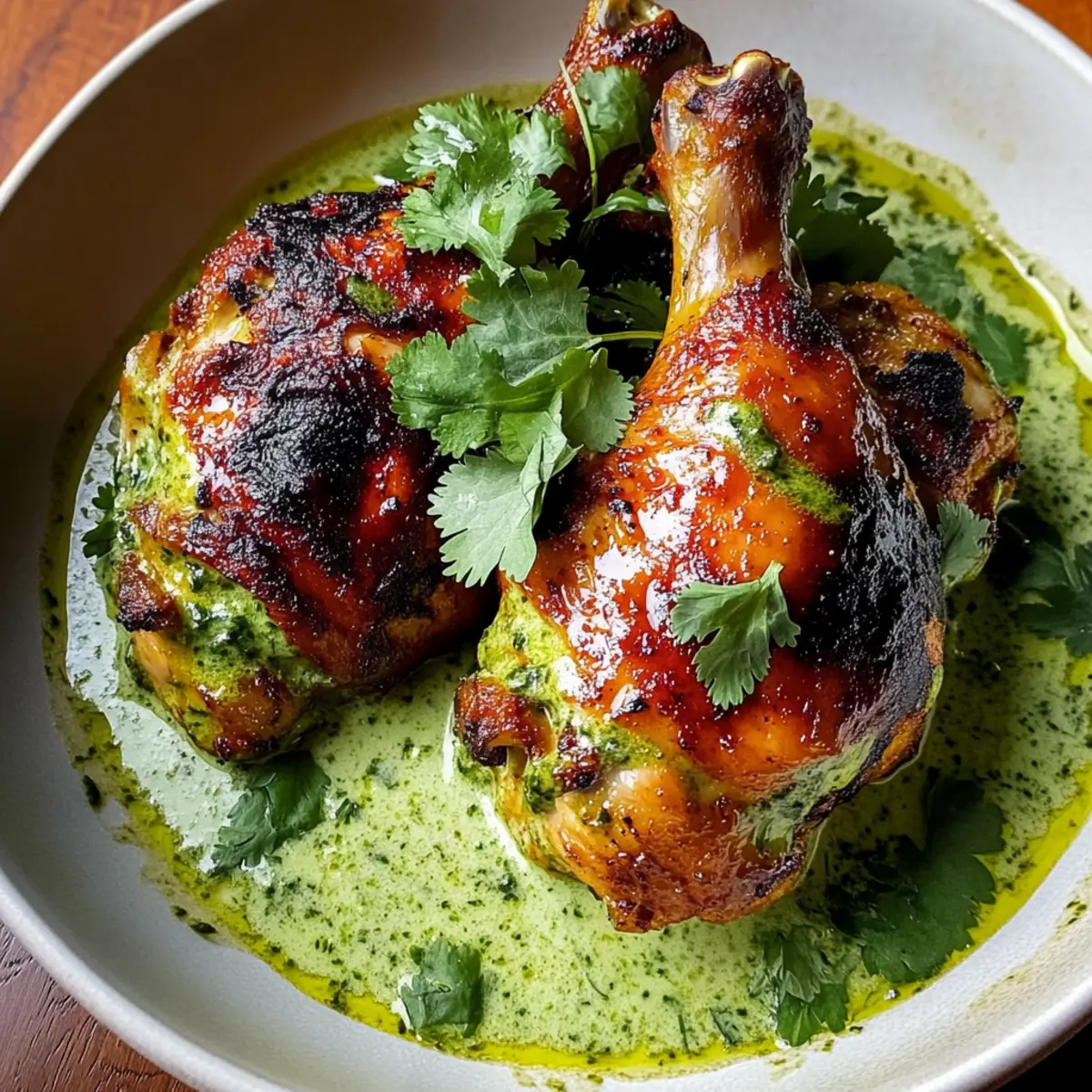 Peruvian Chicken with Creamy Green Sauce for Flavorful Fun