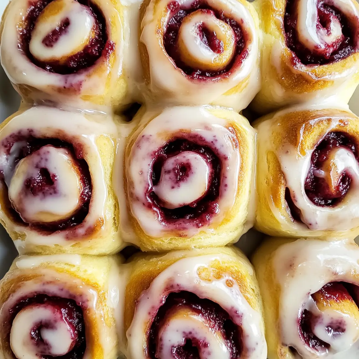 Raspberry Cinnamon Rolls with Lemon Glaze for a Cozy Brunch