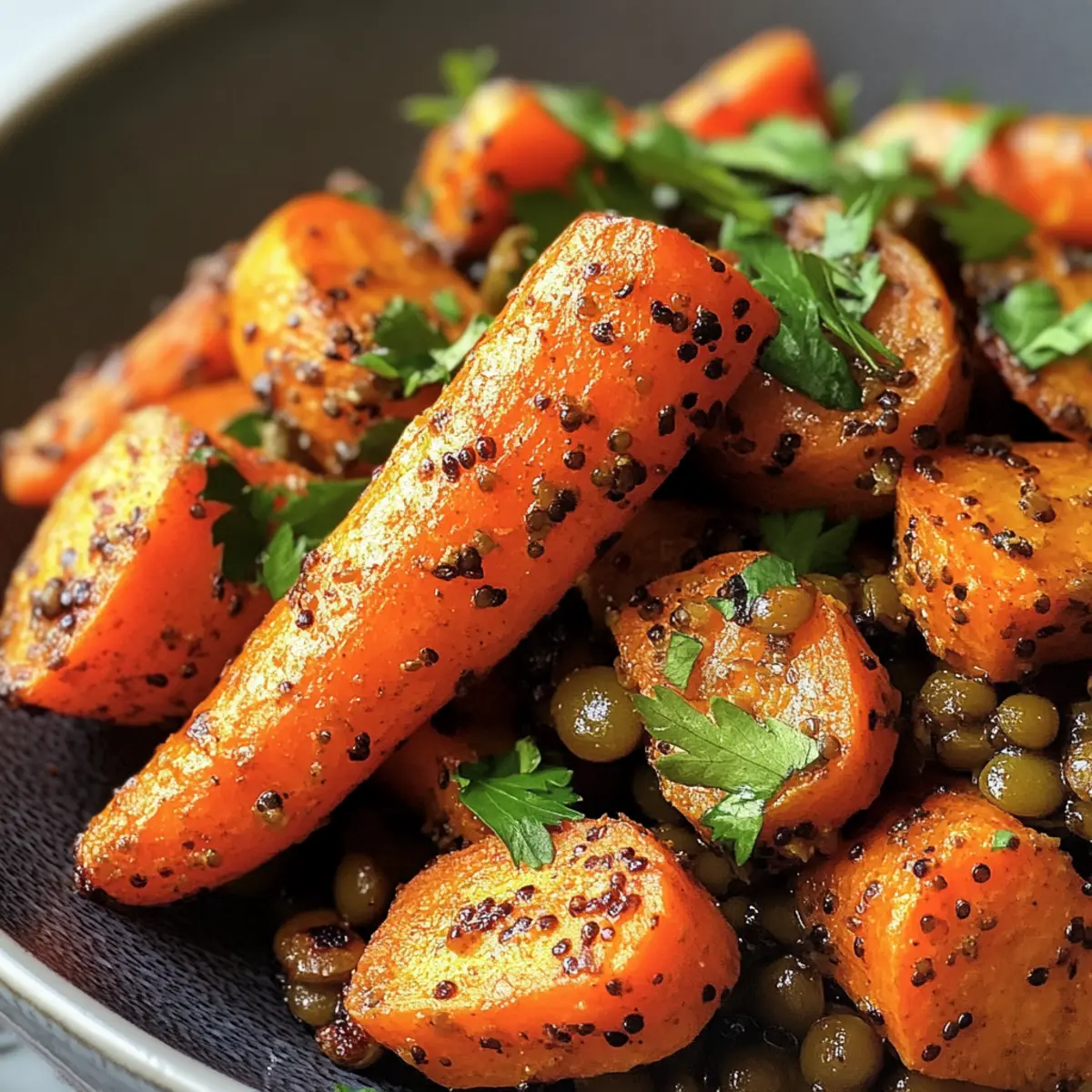 Roasted Carrot and Lentil Salad for a Wholesome Delight