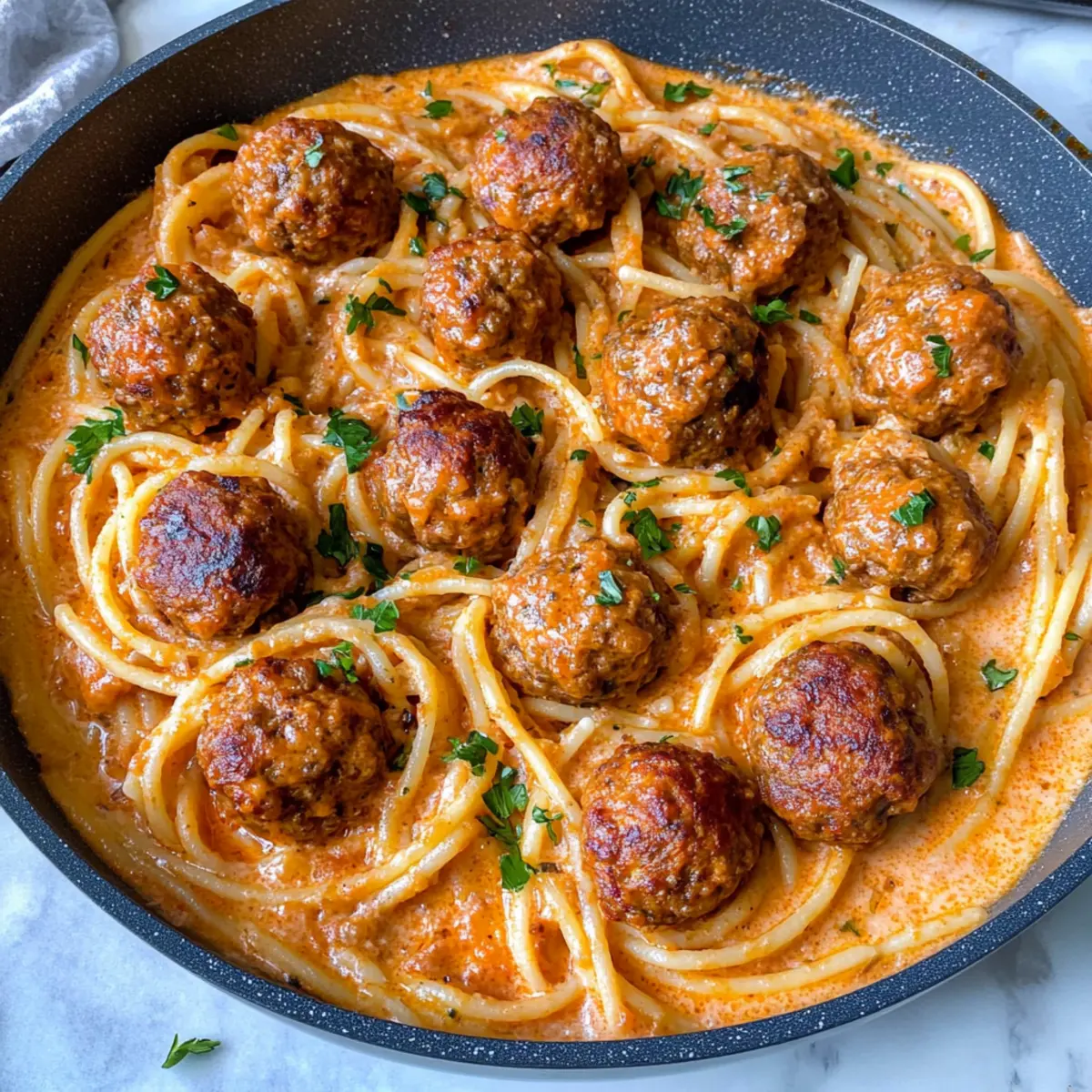 Creamy Spaghetti and Meatballs: Comfort Food Made Easy