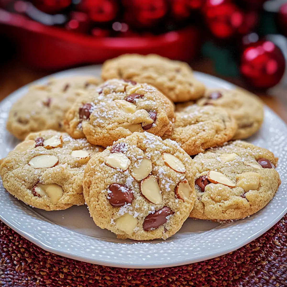 Crispy Chewy Almond Chocolate Chip Cookies You’ll Love