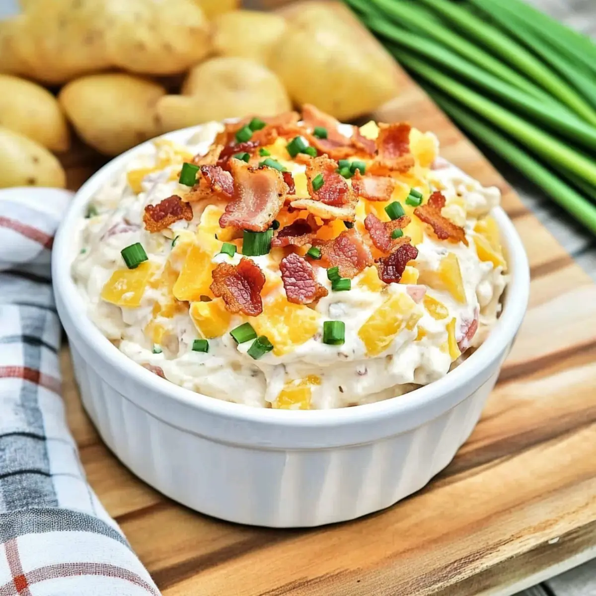 Creamy Loaded Baked Potato Dip That Will Wow Your Guests
