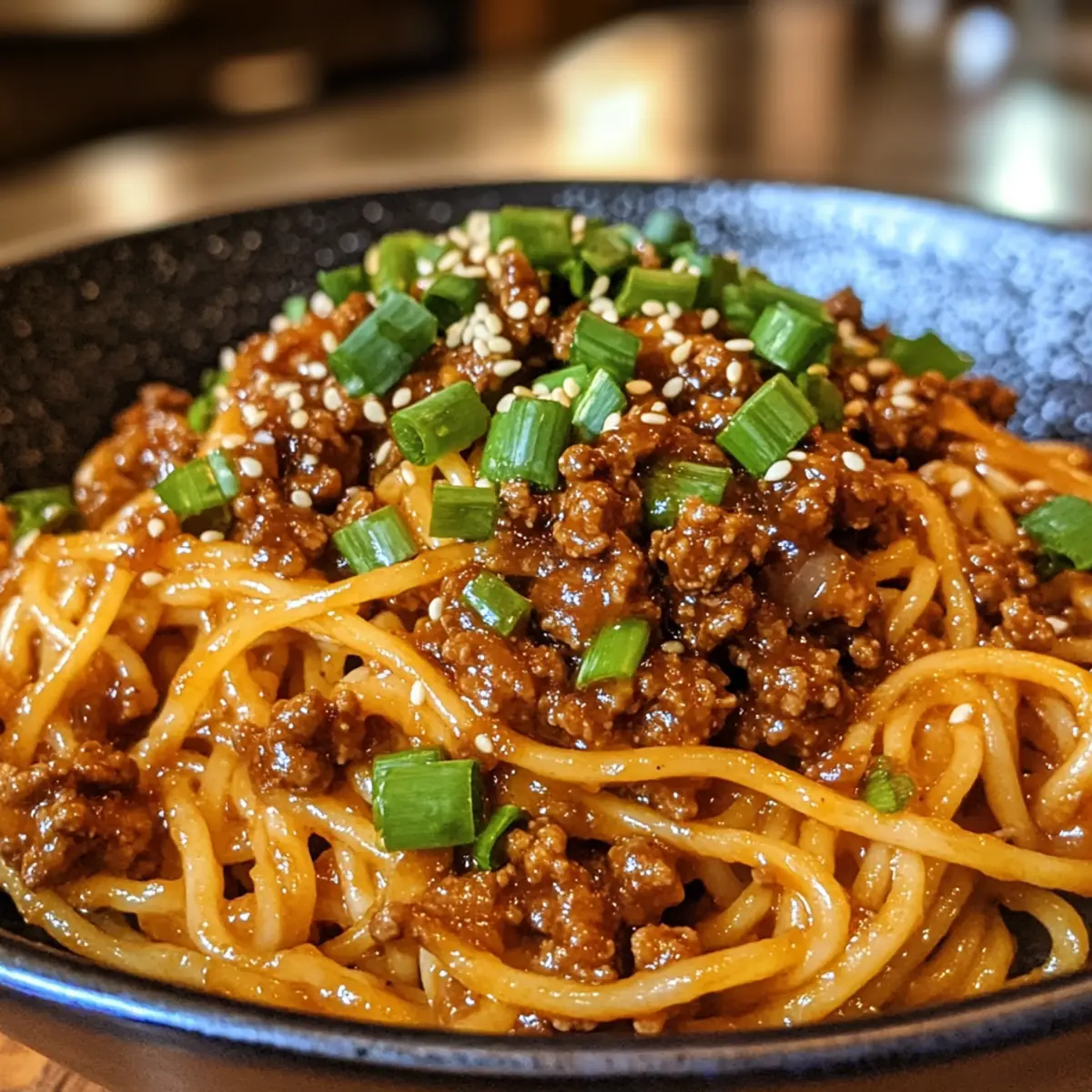 Quick and Delicious Asian-Style Ground Beef Spaghetti Dish