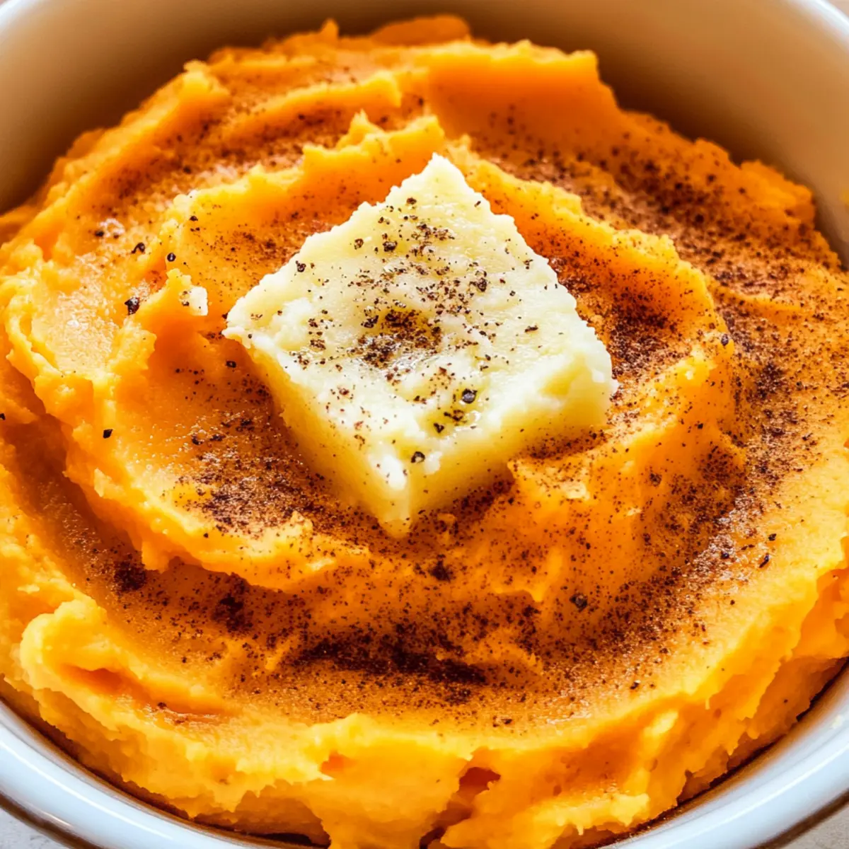 Creamy Mashed Sweet Potatoes with a Buttery Twist