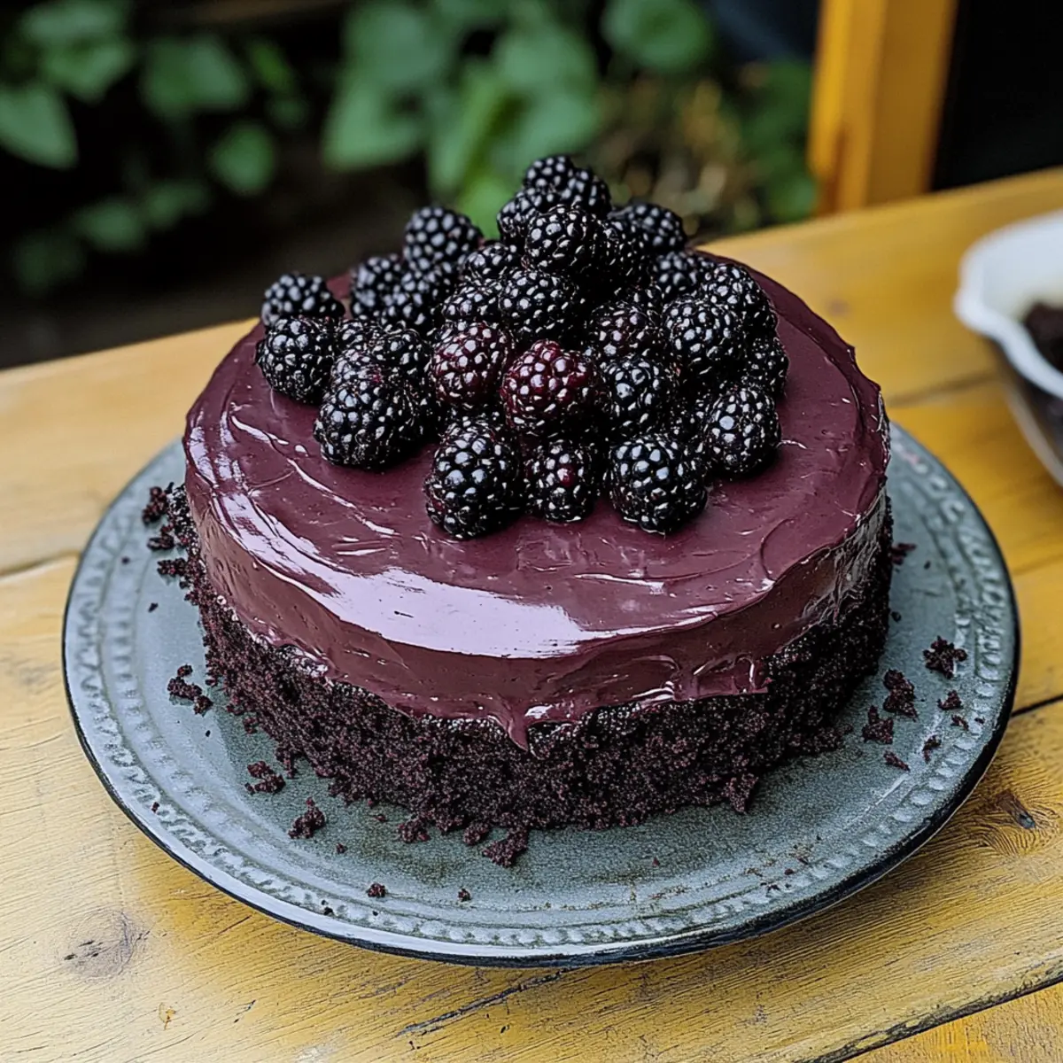 Blackberry Velvet Gothic Cake: Indulge in Dark Elegance
