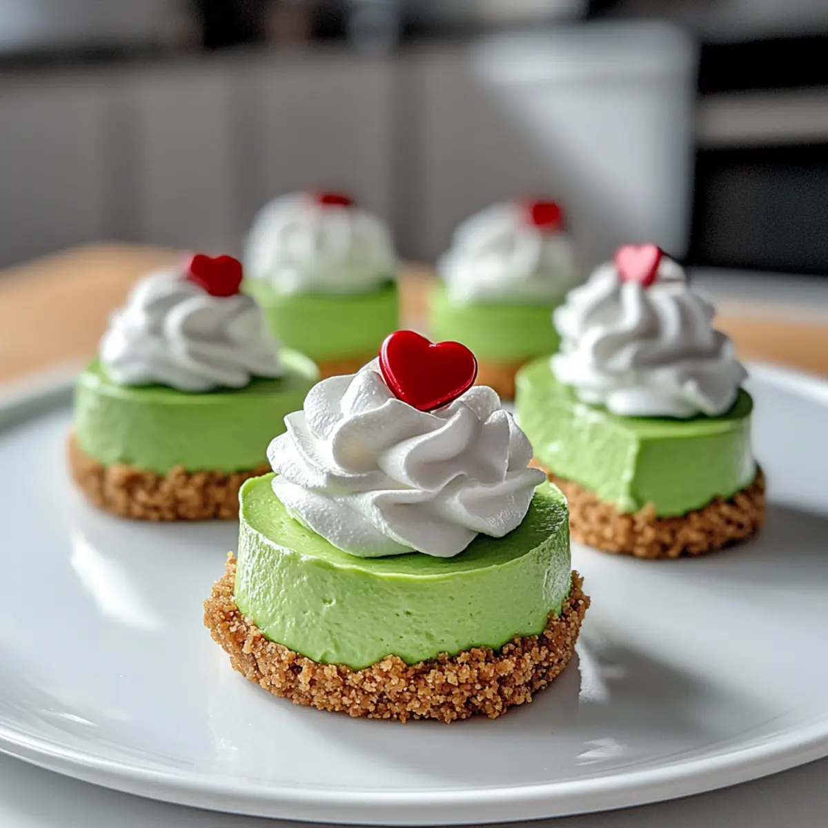 Grinch Mini Cheesecake: A Festive No-Bake Delight
