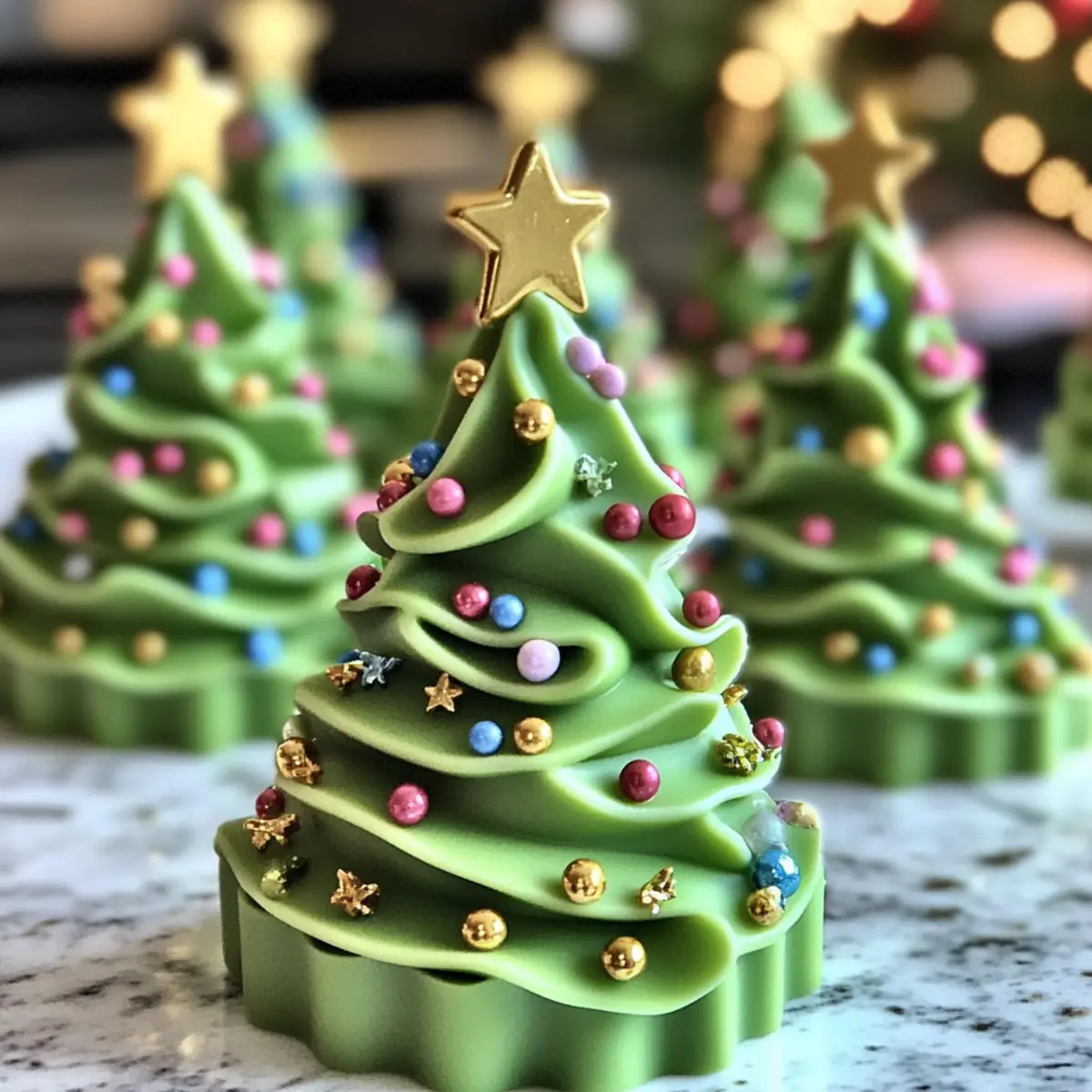 Delicious Fudge Christmas Trees That Melt in Your Mouth