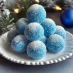 Blue Christmas Truffles