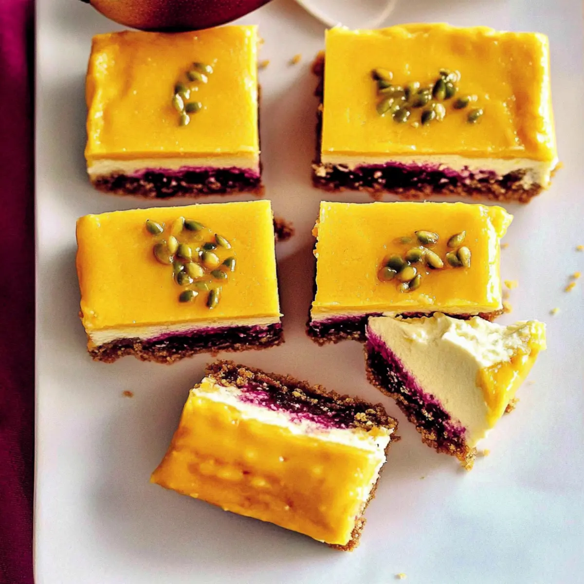 Irresistibly Creamy Vegan Mango Cheesecake Bars Await You