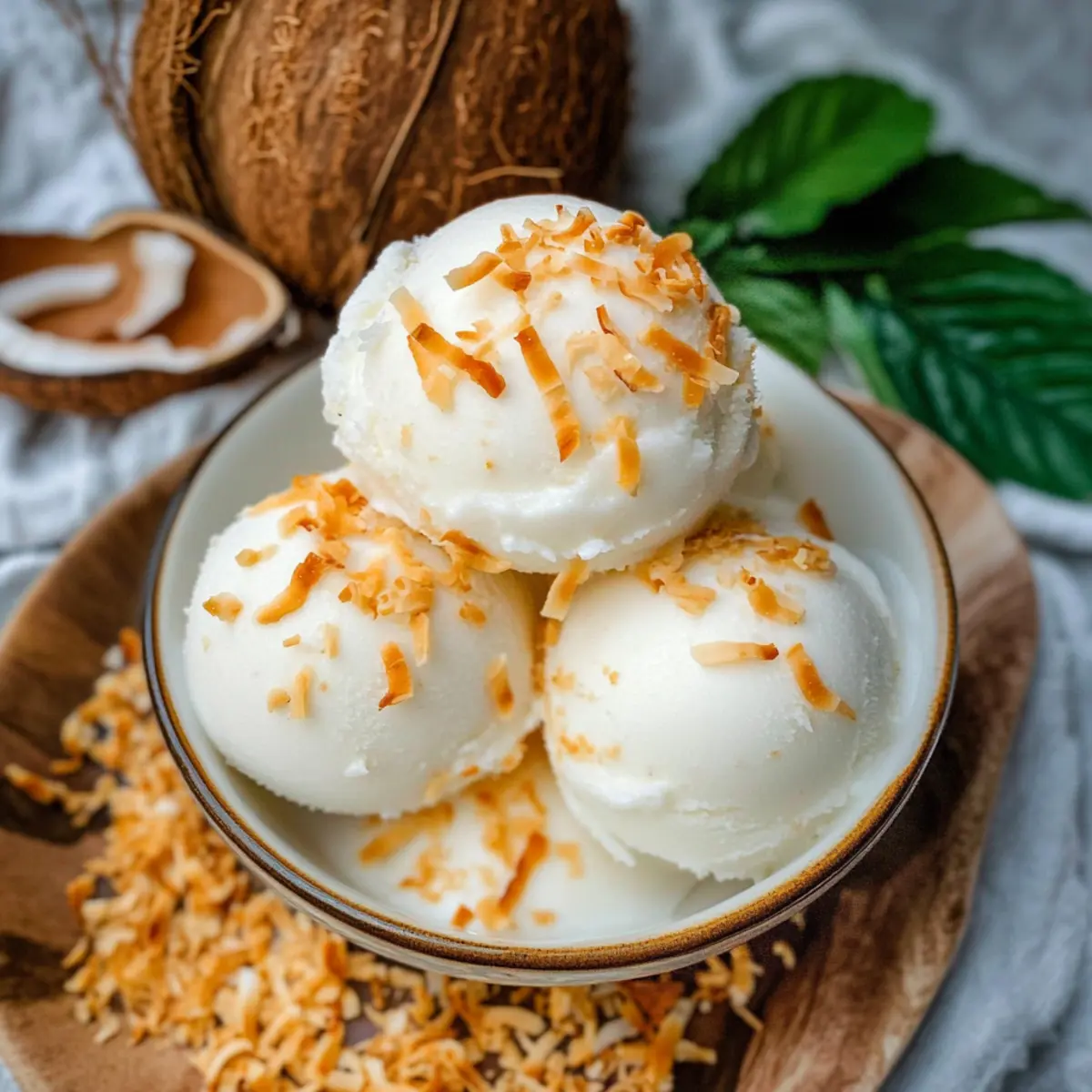 Coconut Sorbet: Your Refreshing Tropical Escape at Home