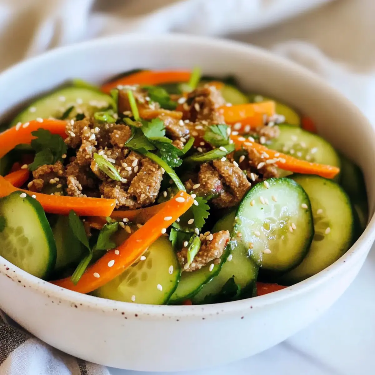 Zesty Carrot and Cucumber Salad for a Refreshing Summer Bite