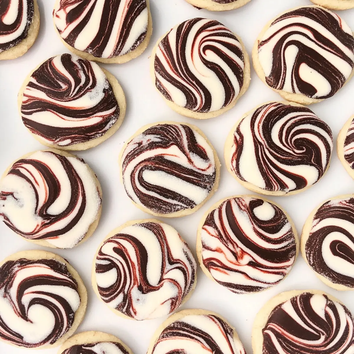 marble cookies