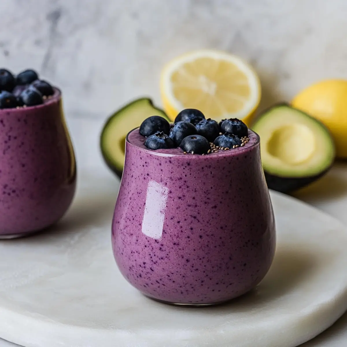 Delicious Blueberry Avocado Smoothie for a Guilt-Free Treat
