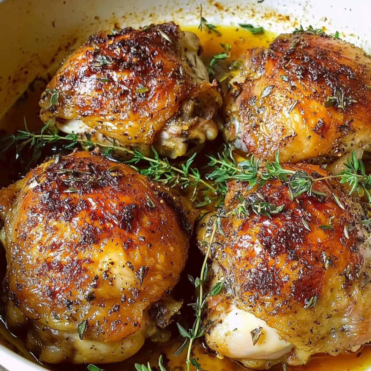 Crispy Classic Oven-Baked Chicken Thighs for Family Bliss