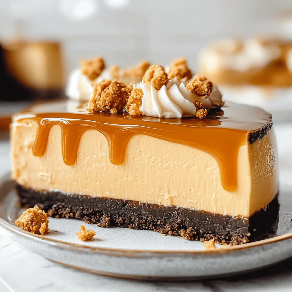 Creamy Butterscotch Cheesecake for Sweet Indulgence