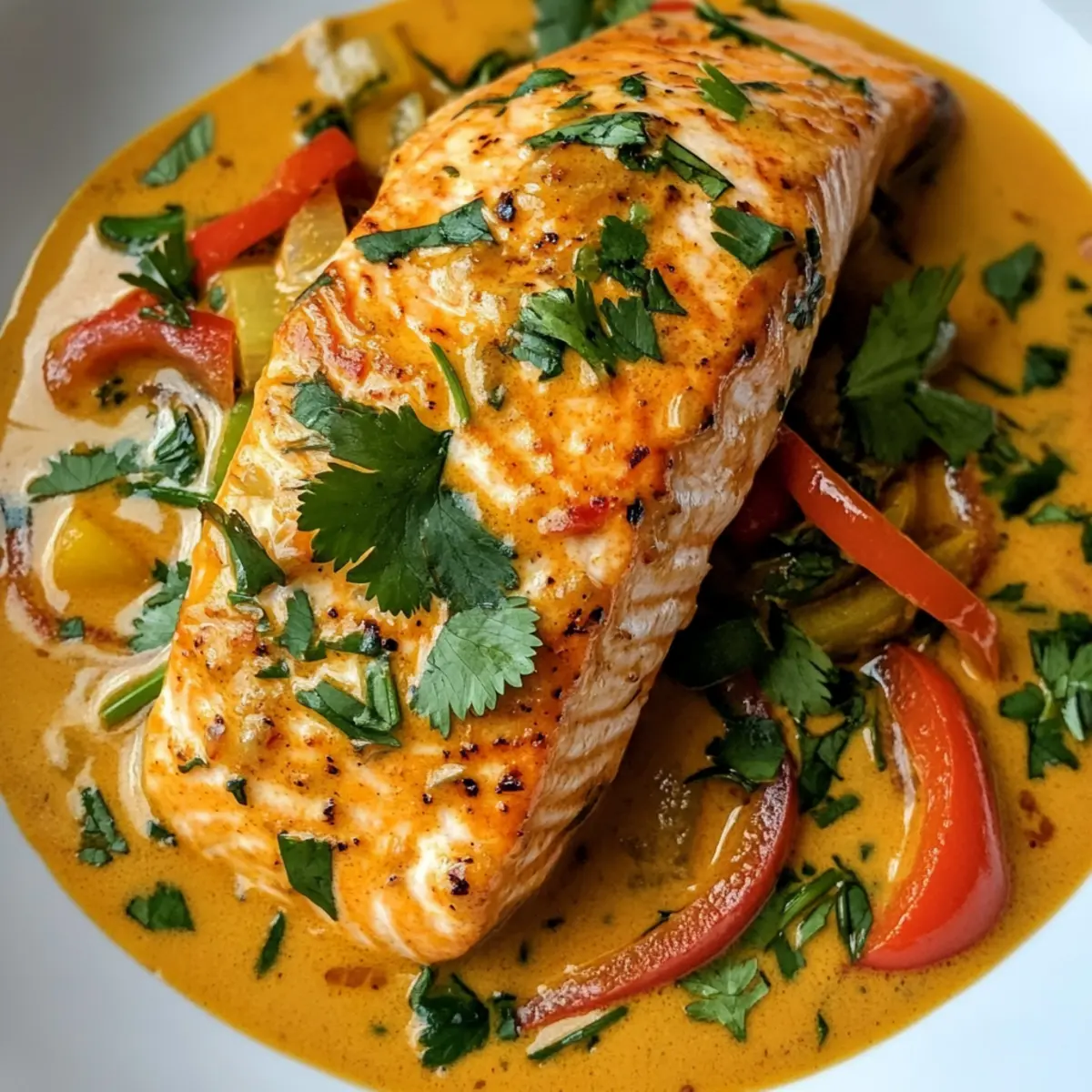 Savory Caribbean-Style Coconut Curry Salmon in 30 Minutes