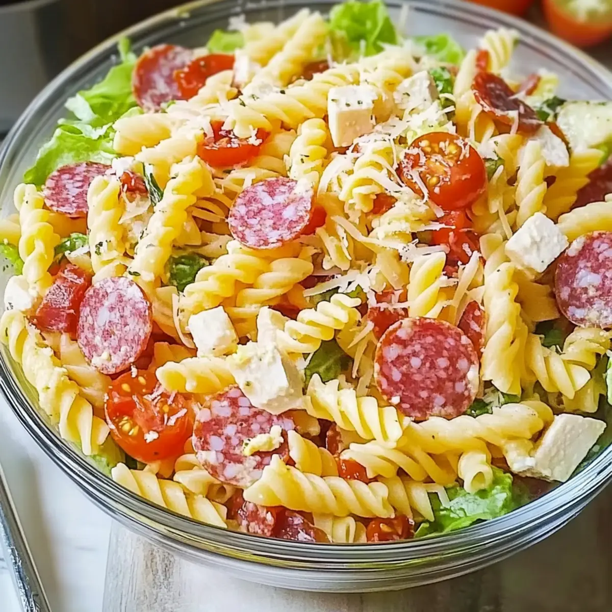 Savor the Sunshine with Italian Grinder Pasta Salad Delight