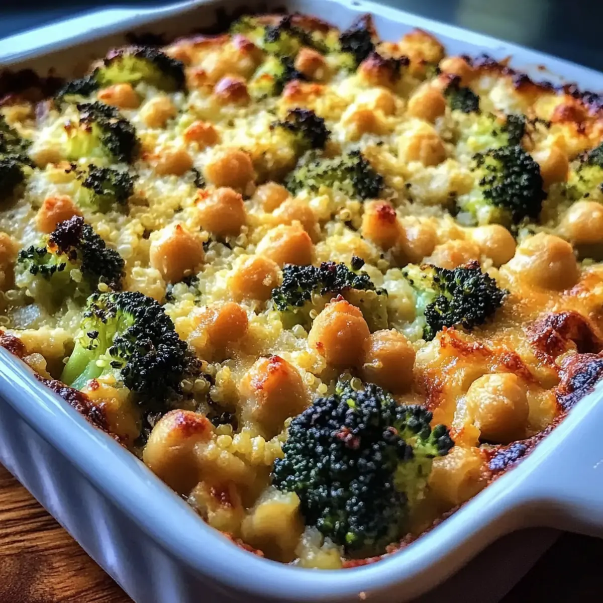 Comforting Broccoli and Chickpea Casserole for Cozy Nights