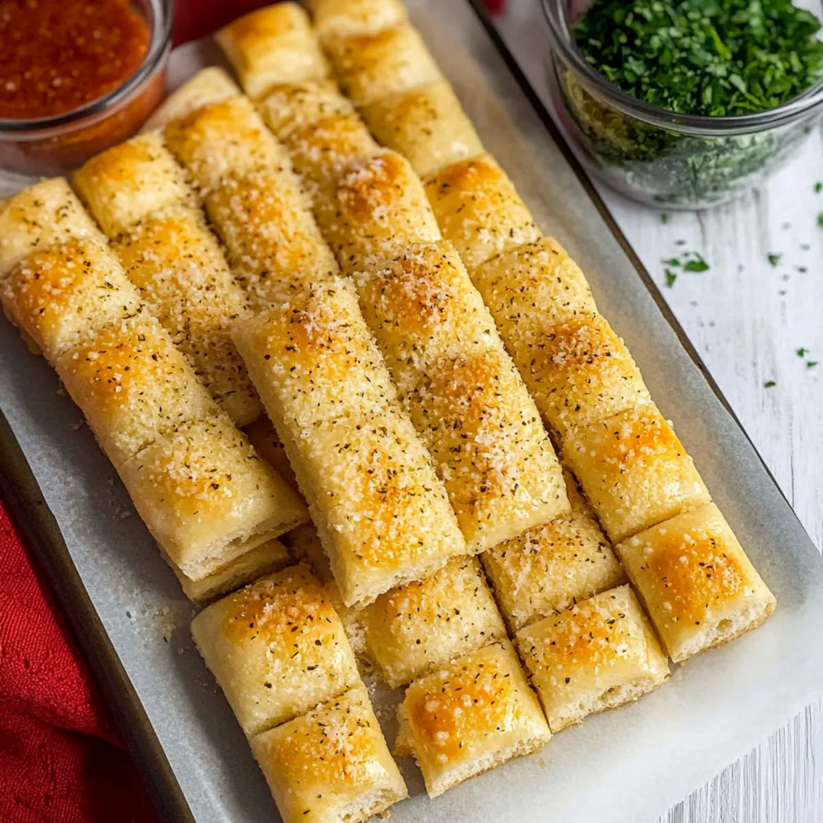 Irresistible Sheet Pan Breadsticks for Easy Homemade Dinners