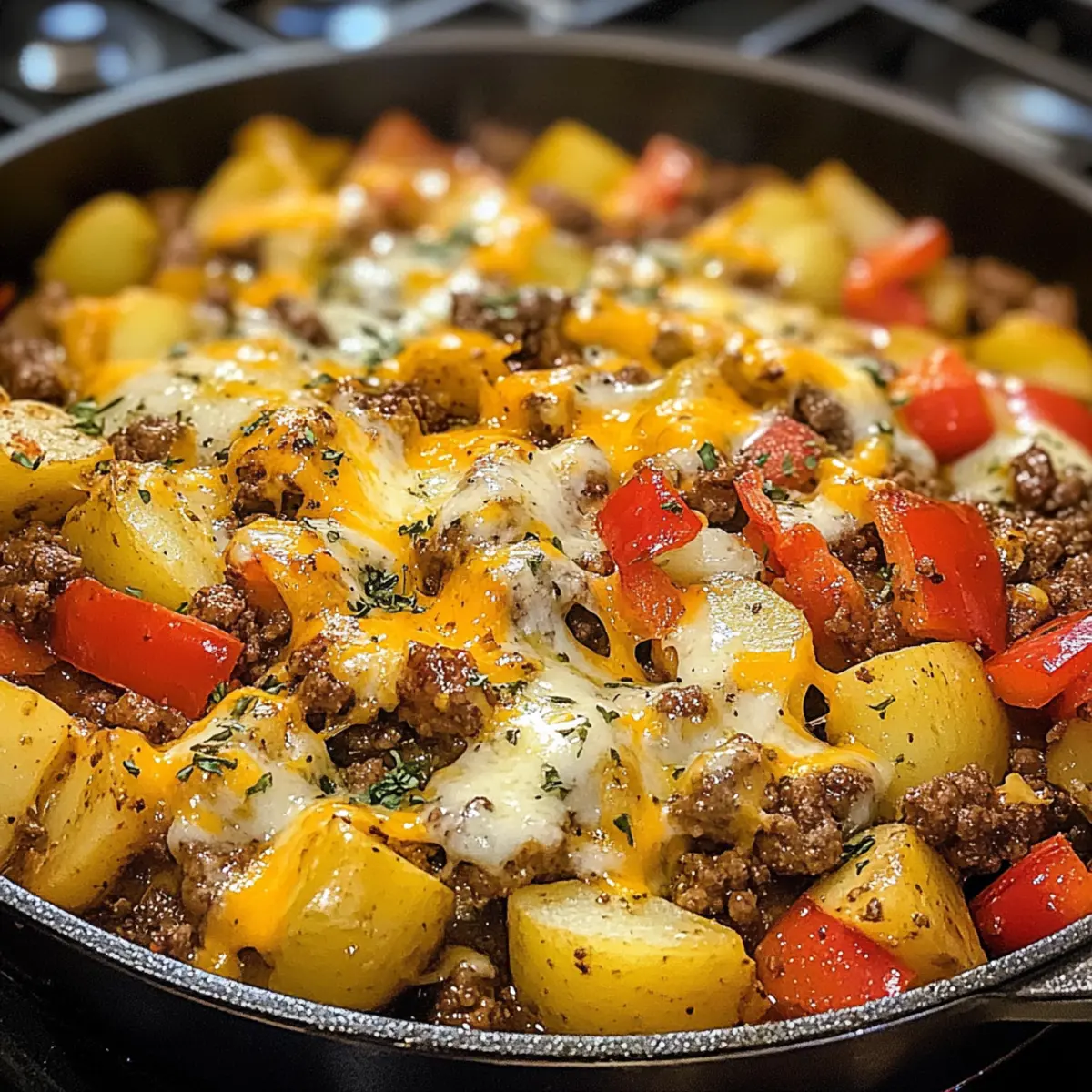 Hearty Beef and Potatoes Skillet for Quick Family Dinners