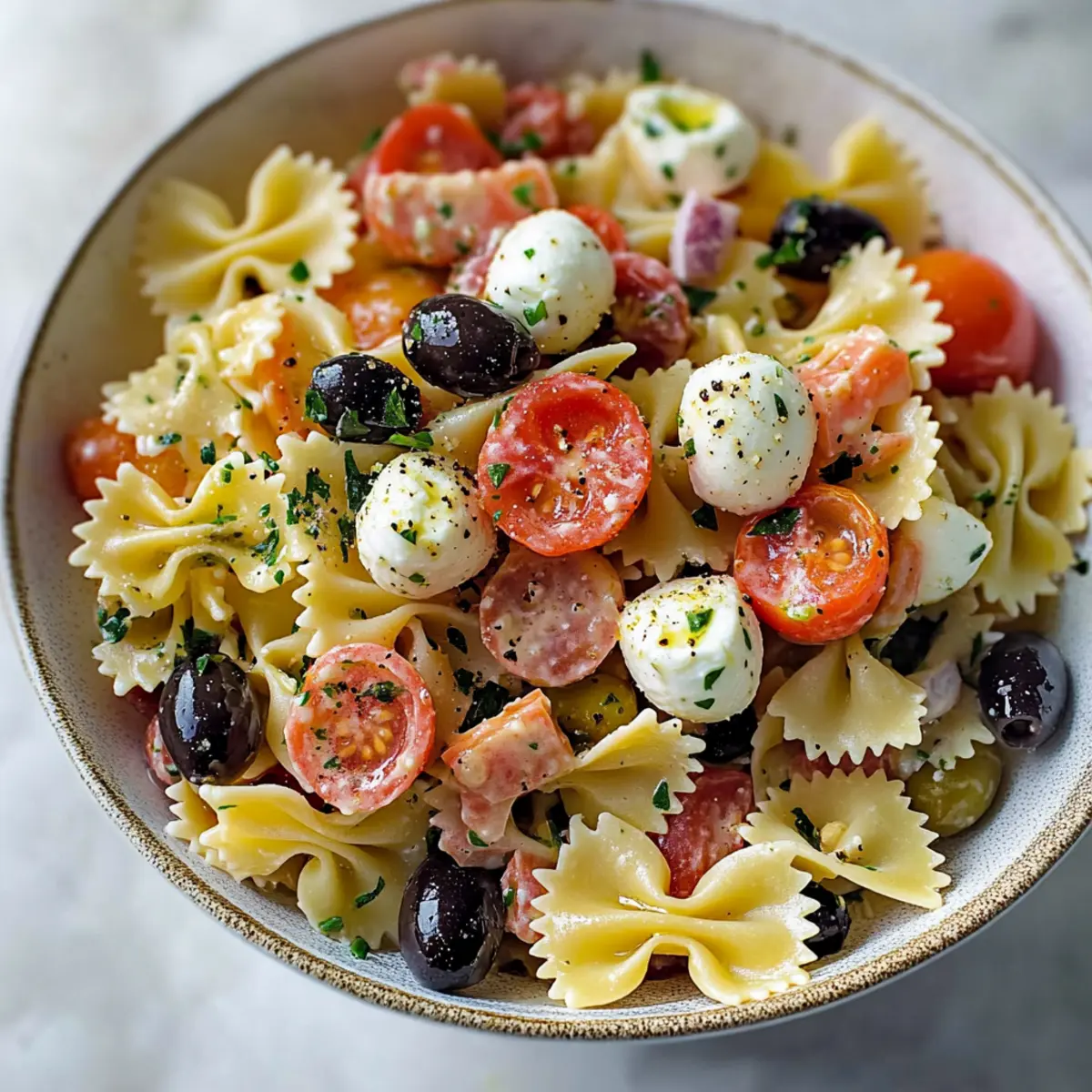 Zesty Italian Pasta Salad That Elevates Your Summer Gatherings