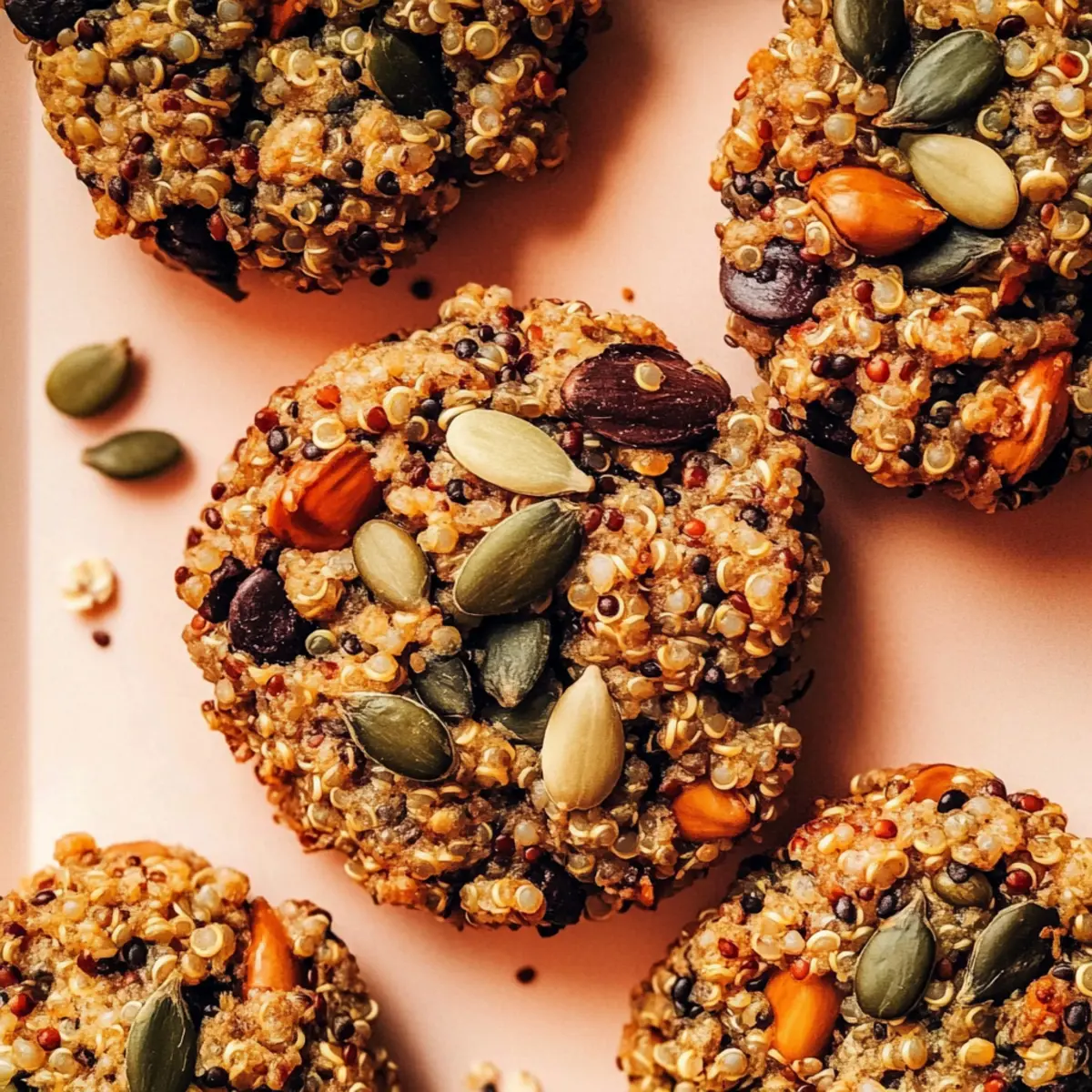 Seedy Quinoa Breakfast Cookies for a Wholesome Morning Boost