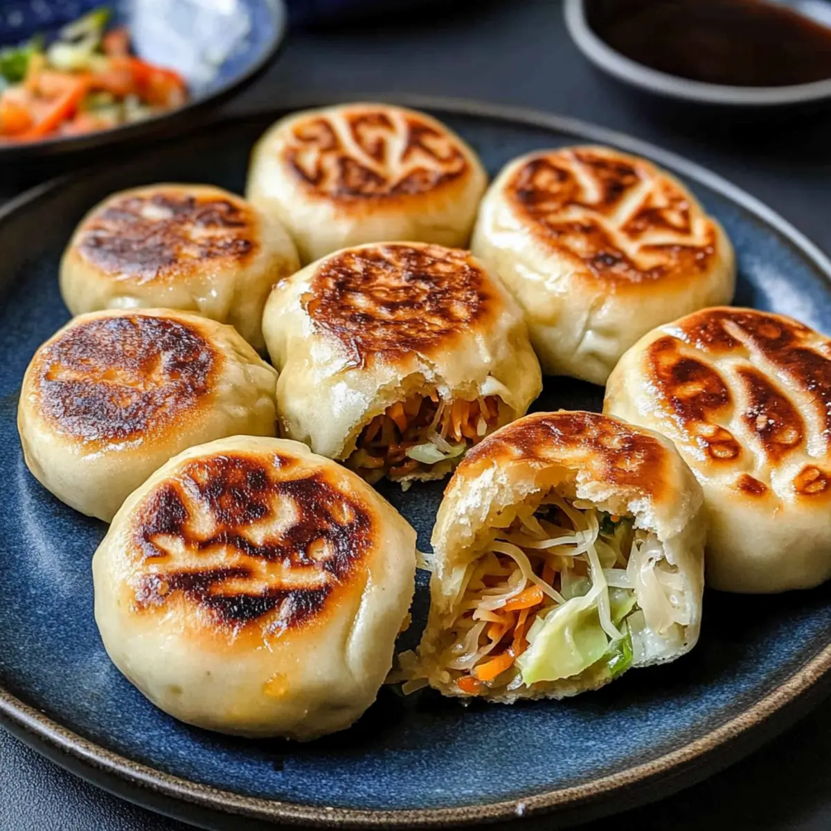 Savory Pan-Fried Cabbage and Noodle Buns You’ll Crave