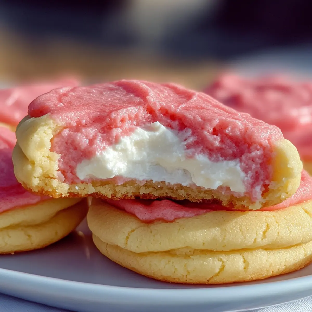 Irresistibly Soft Strawberry Cheesecake Cookies to Savor