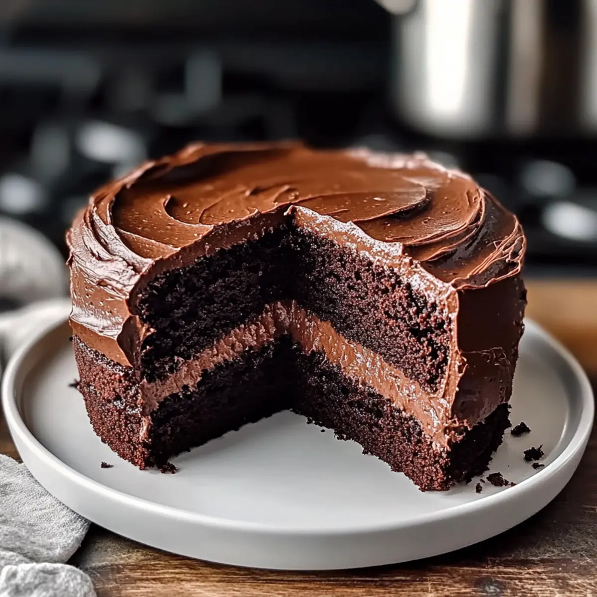 Irresistibly Moist Sour Cream Chocolate Cake for Sweet Lovers