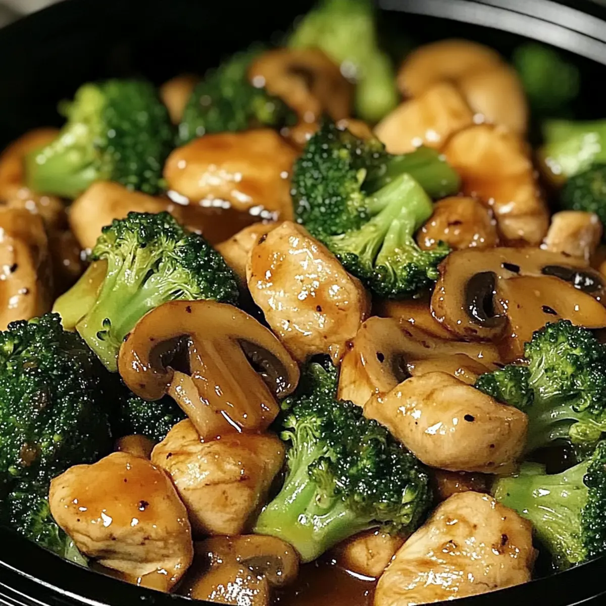 Savory Chicken, Broccoli & Mushroom Stir-Fry in a Flash