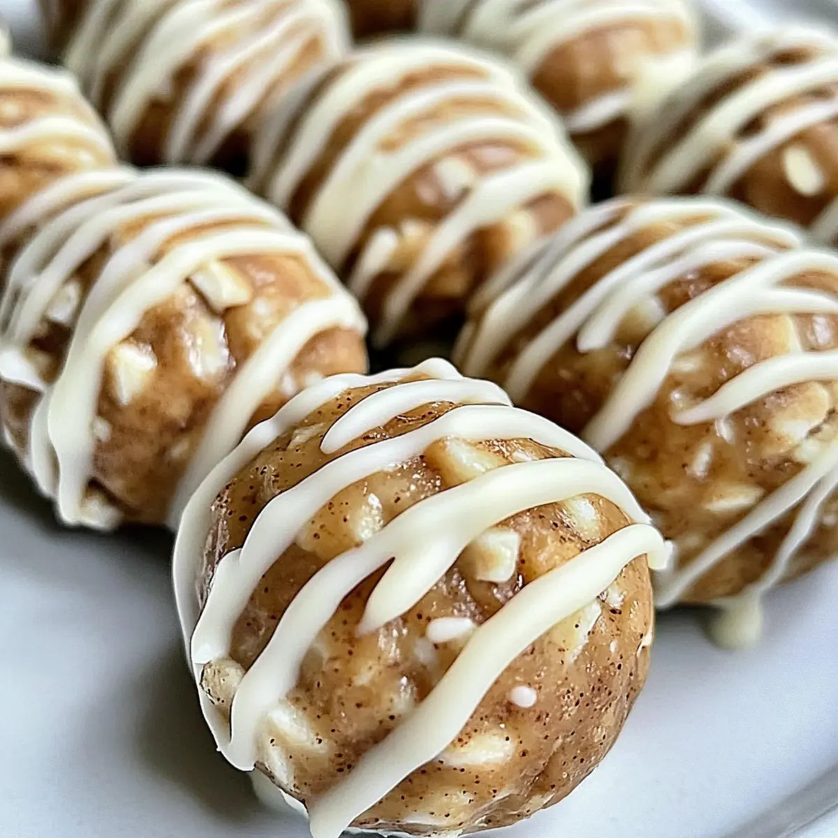 No-Bake Cinnamon Roll Protein Bites You'll Crave Daily