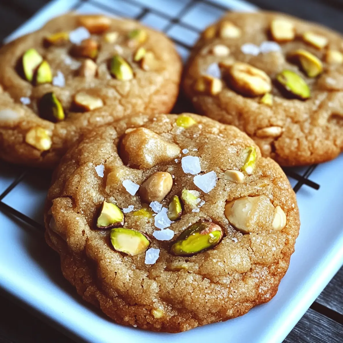 Salted Honey Pistachio Cookies for Sweet & Savory Bliss