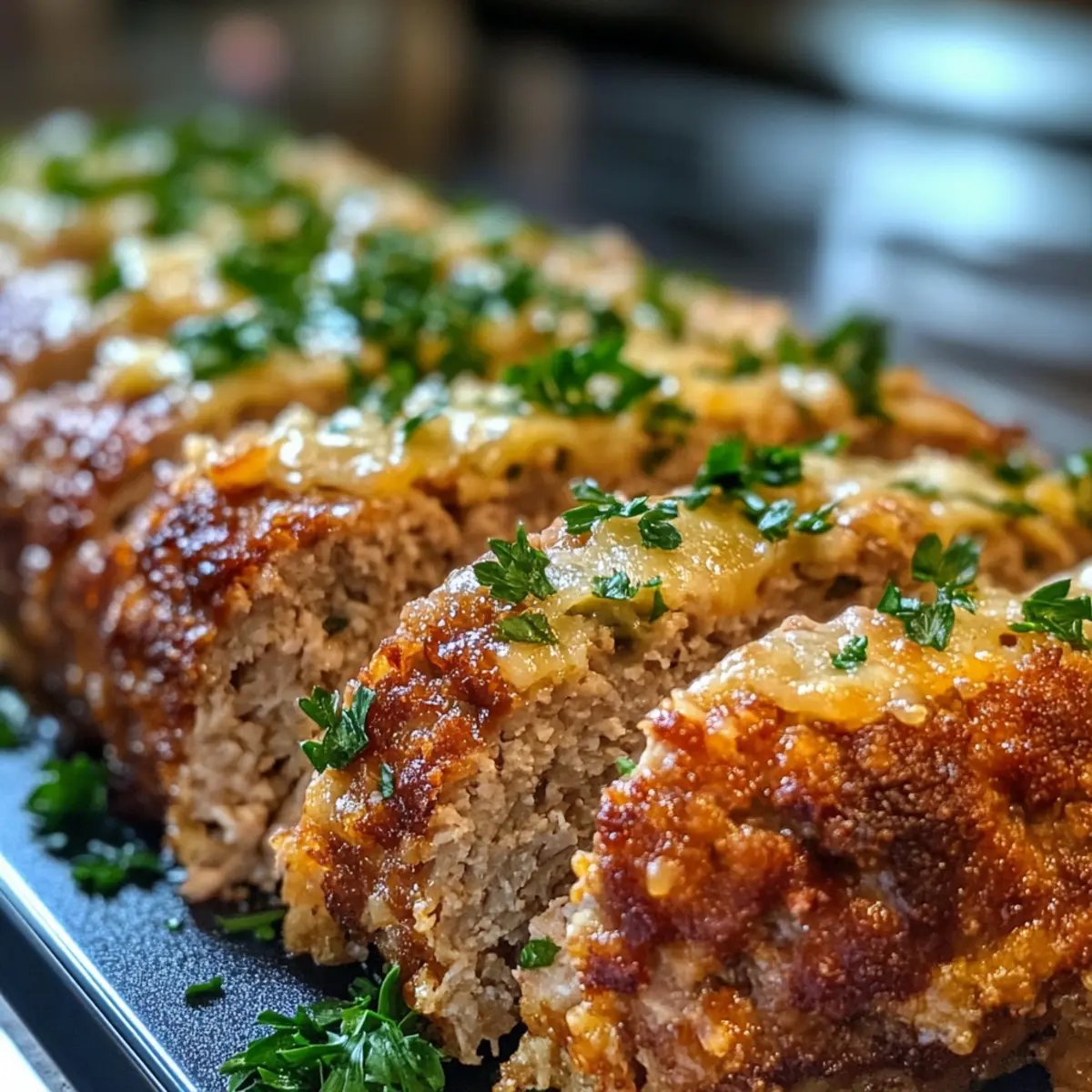 Mouthwatering Garlic Parmesan Chicken Meatloaf for Cozy Nights