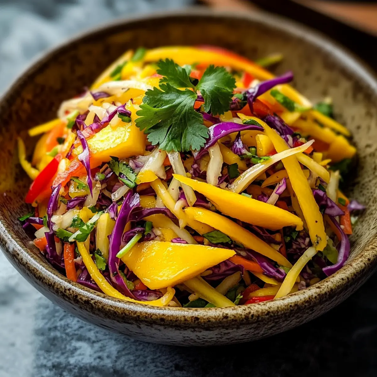 Fresh and Crunchy Mango Slaw: Your New Favorite Side Salad