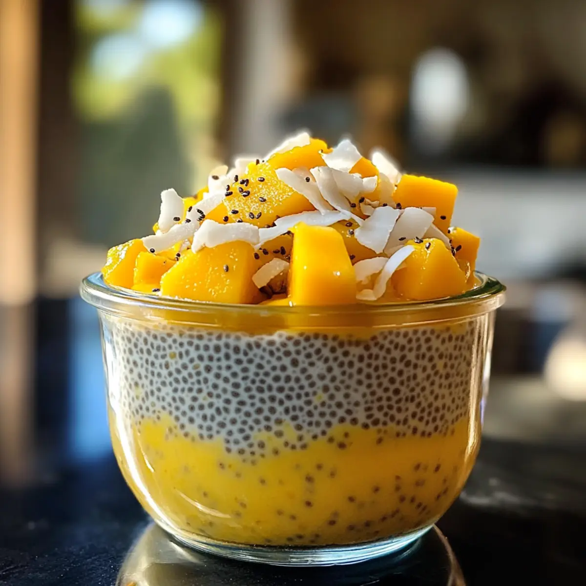 Creamy Mango Chia Pudding: Your Healthy Tropical Escape